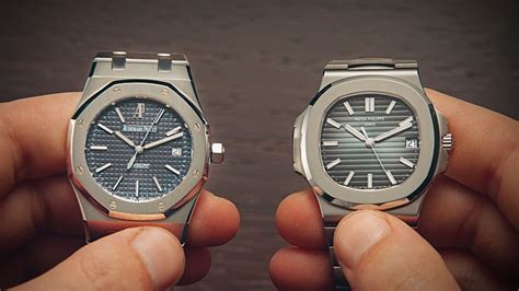 patek philippe nautilus vs ap royal oak|Patek Philippe Nautilus watches.